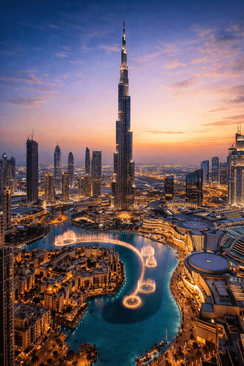 Downtown Dubai Burj Khalifa area